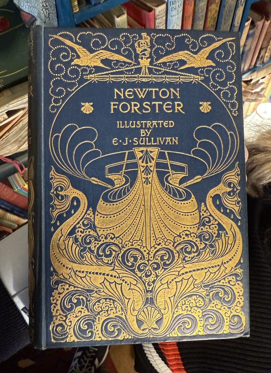 Captain Marryat : Newton Forster : Signed Binding A A Turbayne : Macmillan 1897