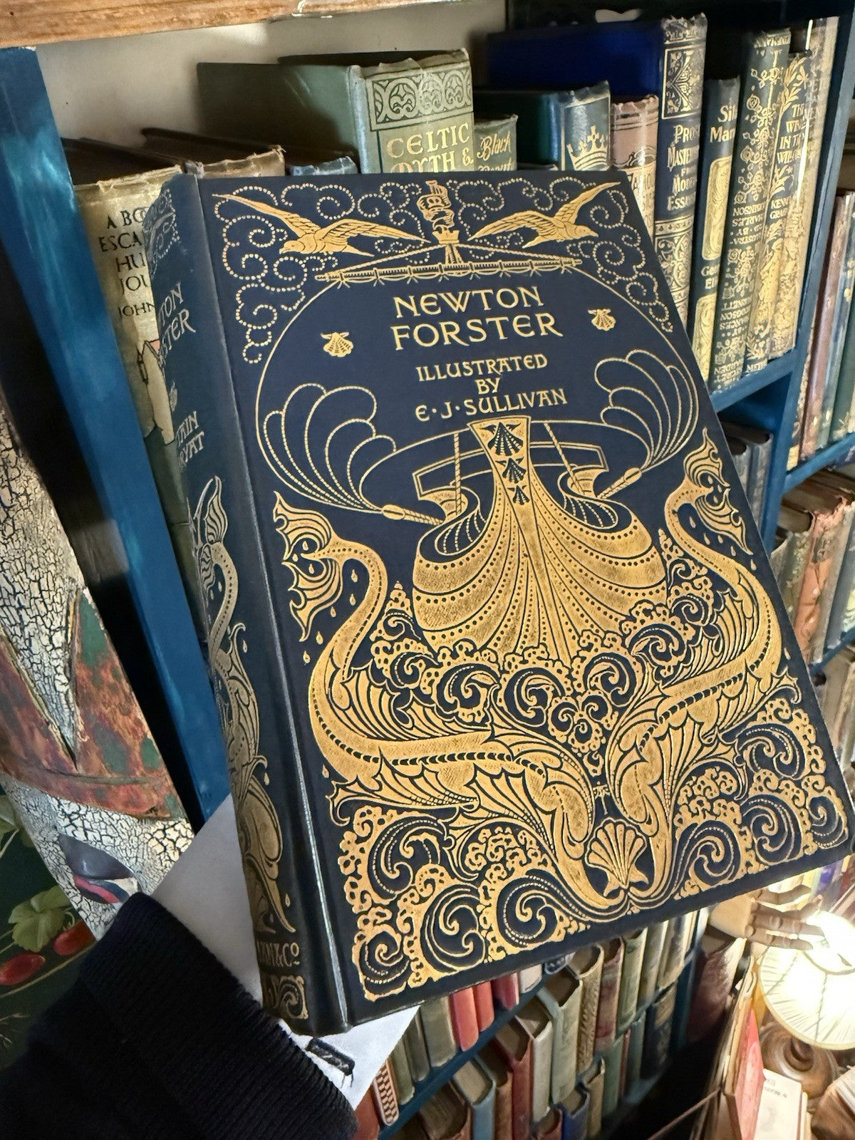 Captain Marryat : Newton Forster : Signed Binding A A Turbayne : Macmillan 1897