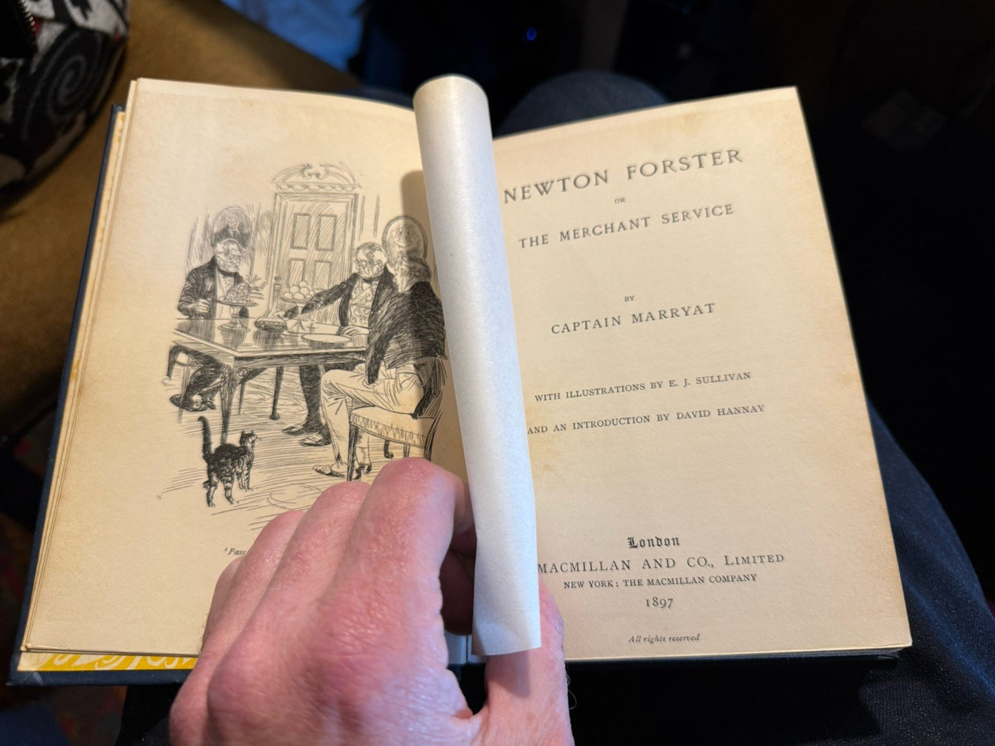 Captain Marryat : Newton Forster : Signed Binding A A Turbayne : Macmillan 1897