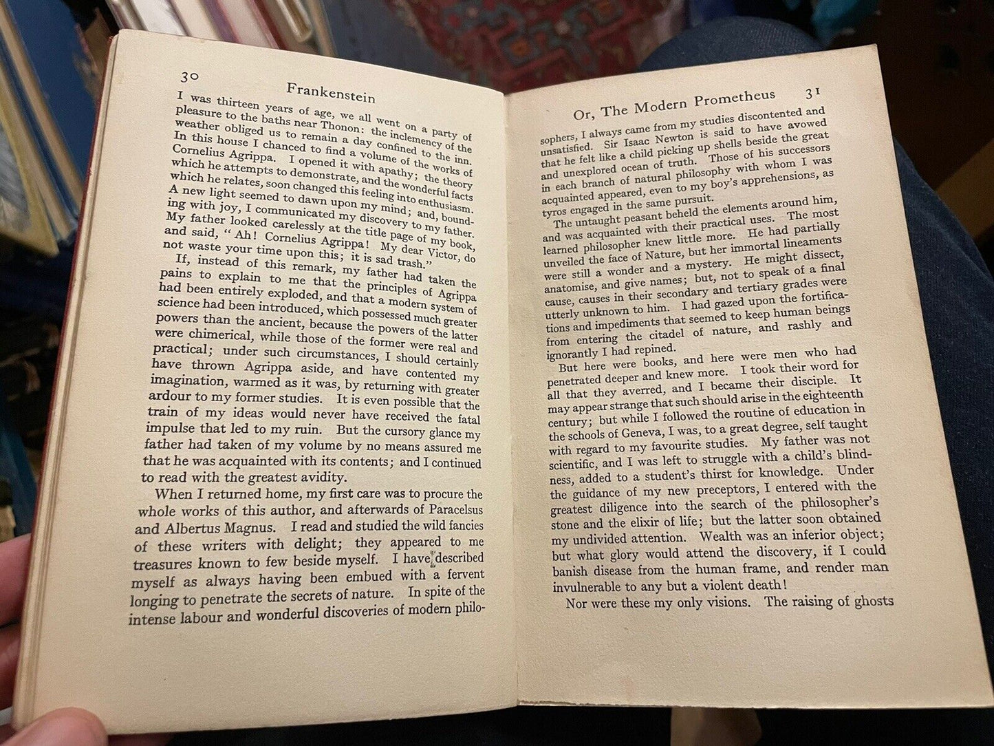 1912 Frankenstein : Mary Wollstonecraft Shelley : Everyman's Library : Gothic