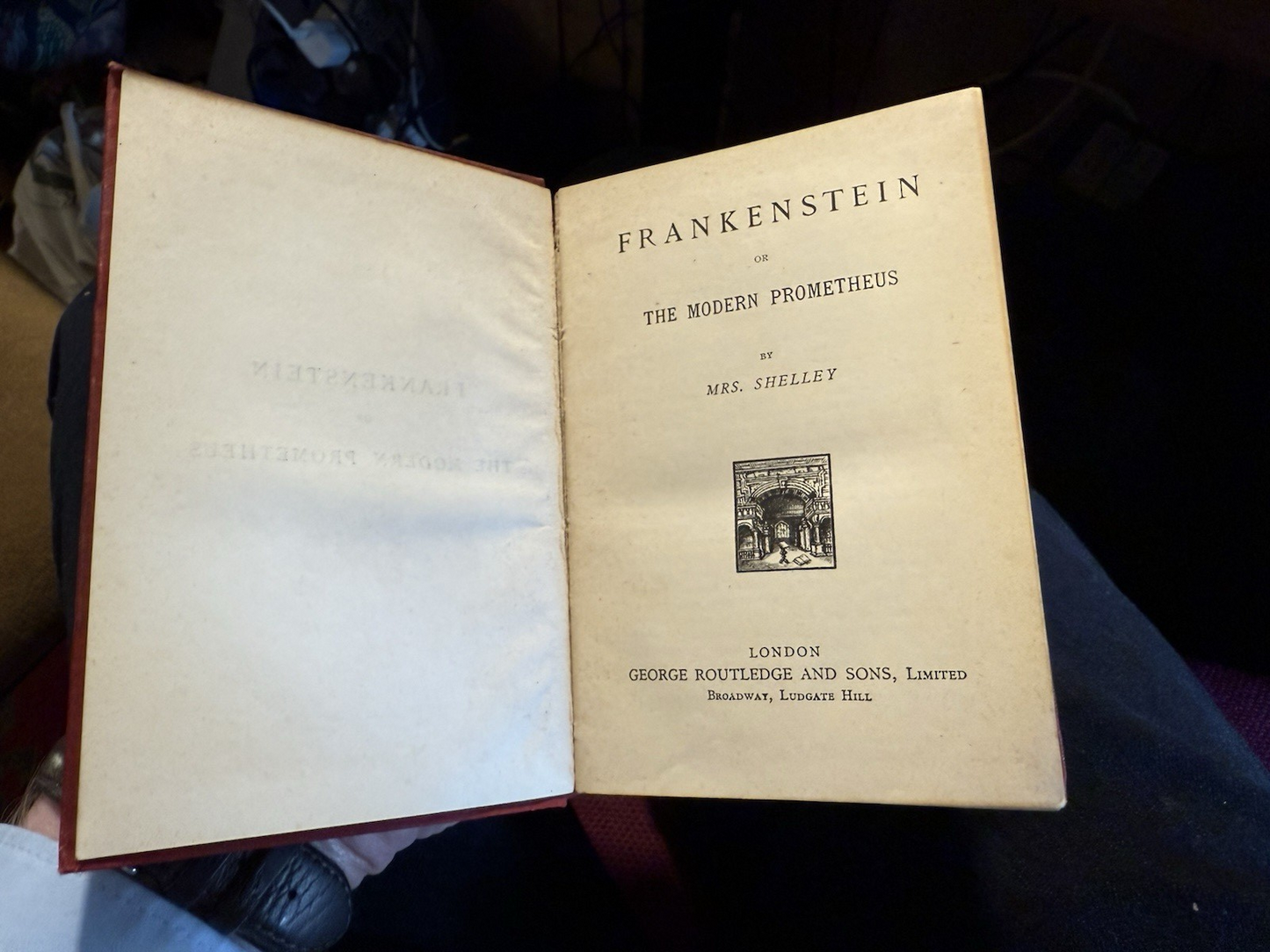 c1888 Frankenstein : Mary Wollstonecraft Shelley : Routledge Pocket Edition