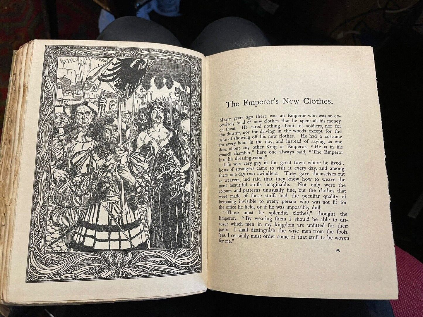 1905 Andersen's Fairy Tales and Other Stories : Illustrated Leather Binding