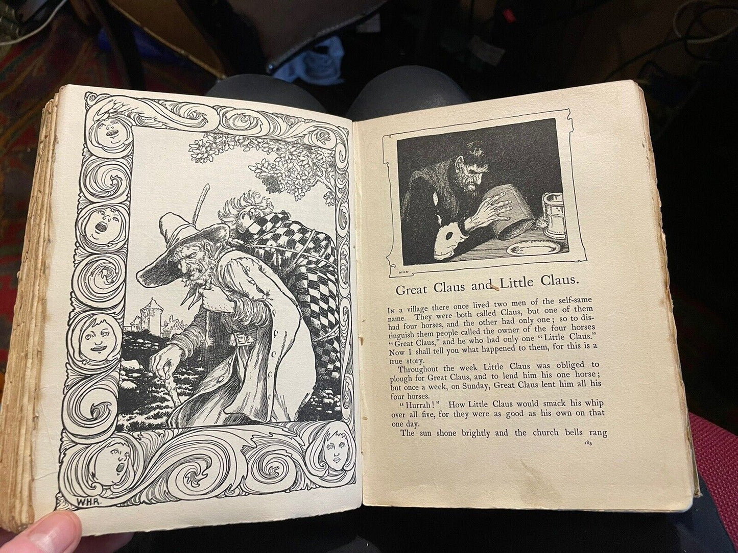 1905 Andersen's Fairy Tales and Other Stories : Illustrated Leather Binding