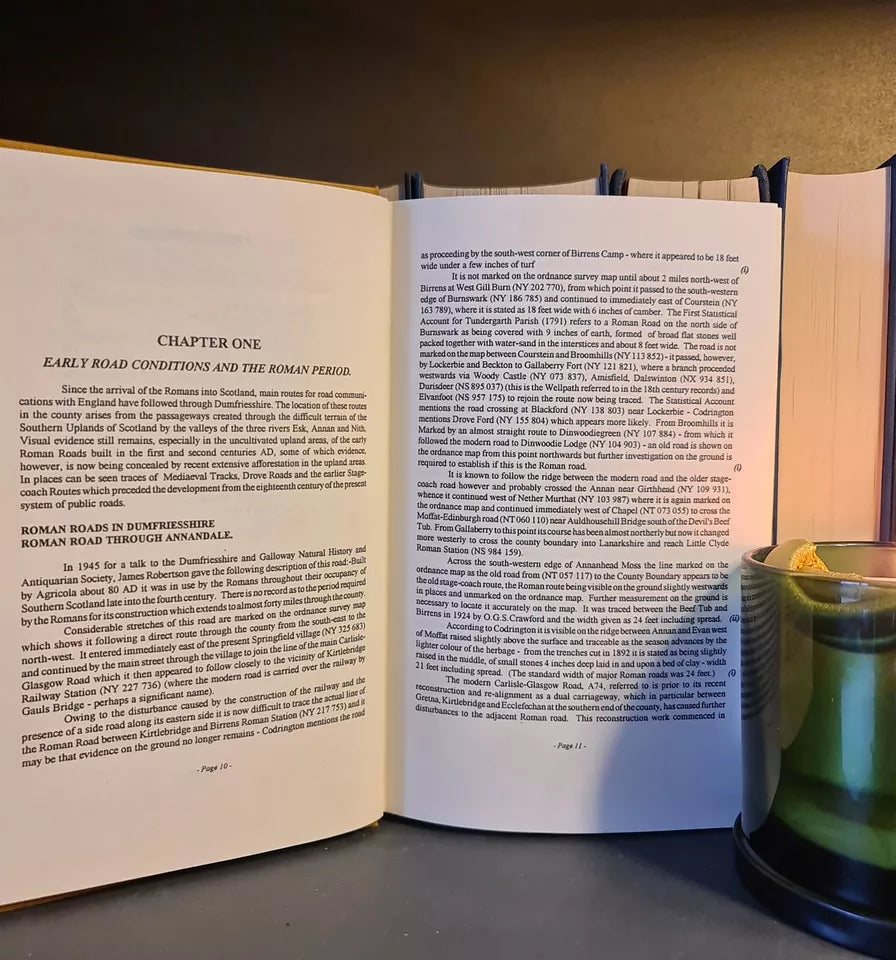 Public Roads & Bridges in Dumfriesshire, J. Robertson: Hardback: 1st Edition