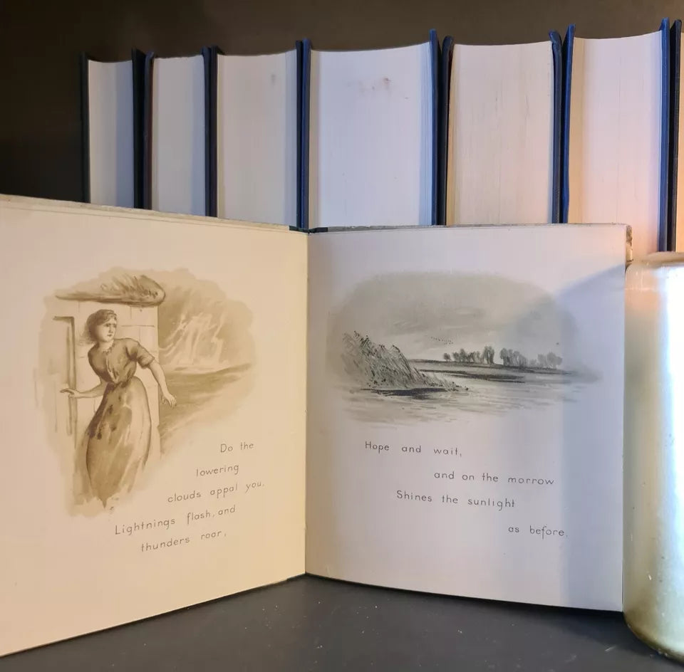 The Turning of the Tide, F. Hamilton-Knight : Illustrated Poetry: c1890