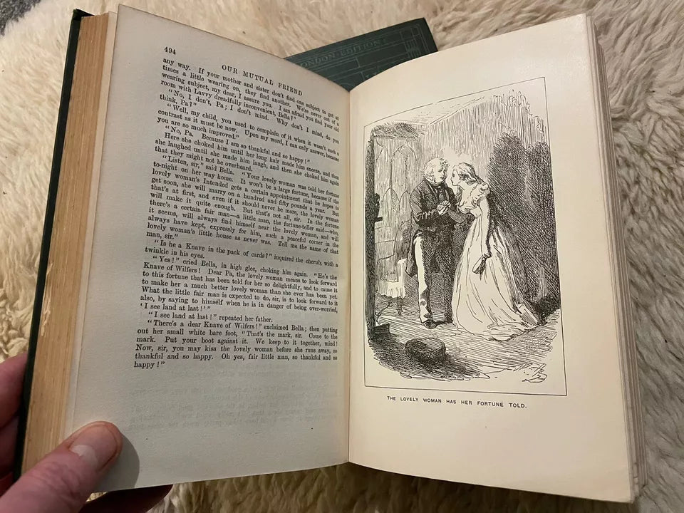 Charles Dickens : Our Mutual Friend : Talwin Morris Design : Marcus Stone