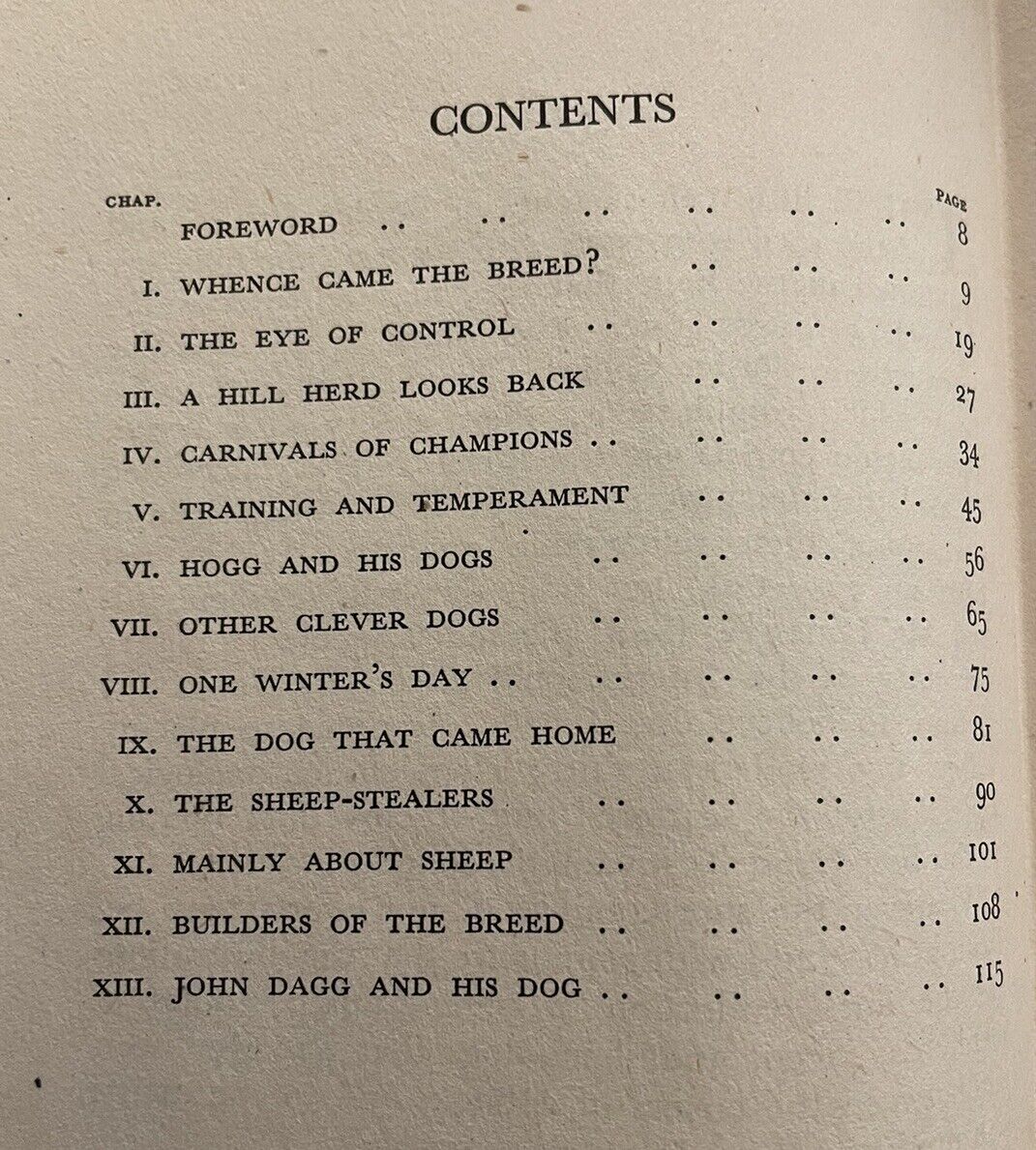 Sheep Dogs : McCulloch : Border Collies : Genealogical Breeding Chart 1946