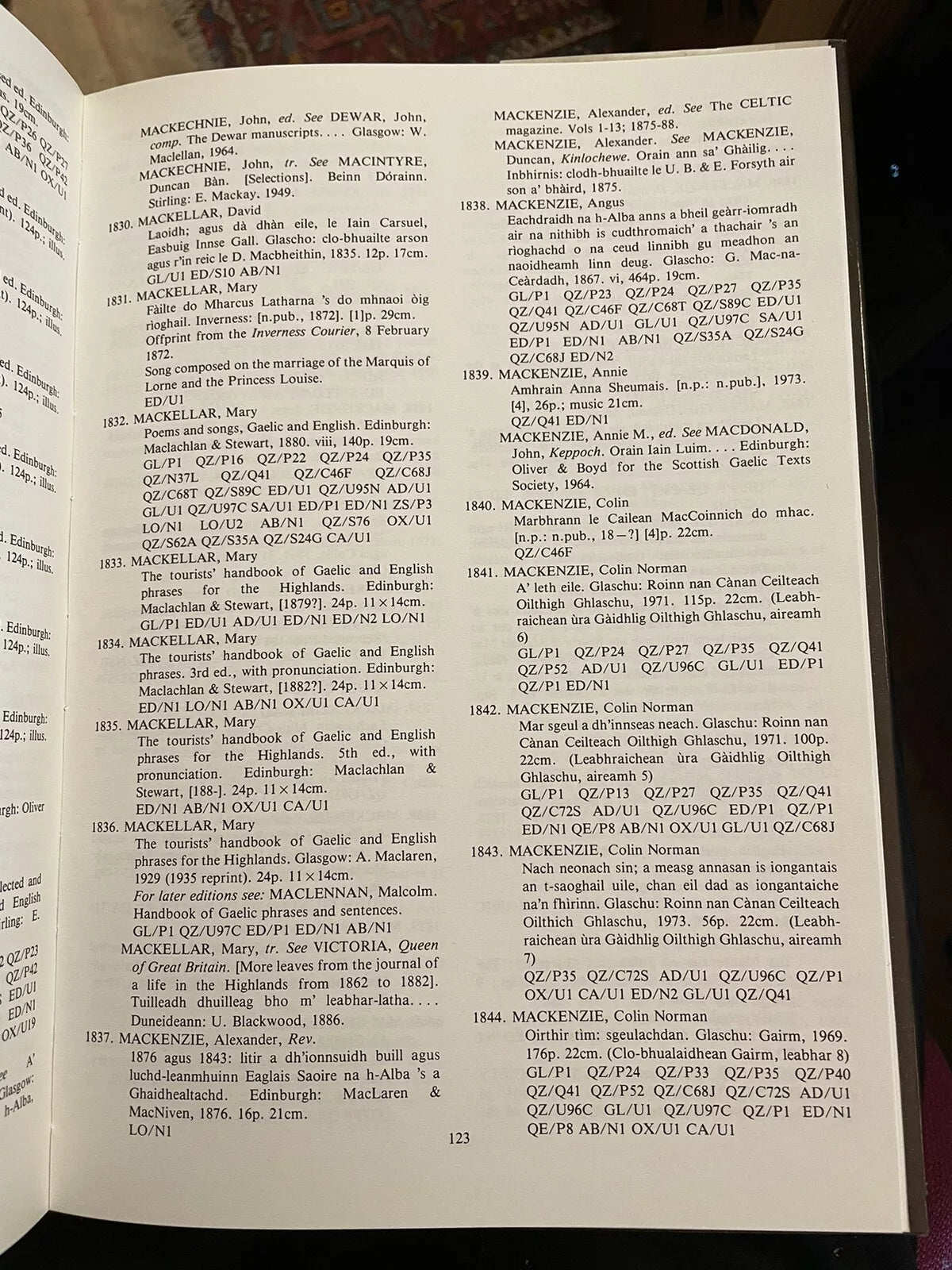 Scottish Gaelic Union Catalogue : List of Gaelic Books 1567 to 1973