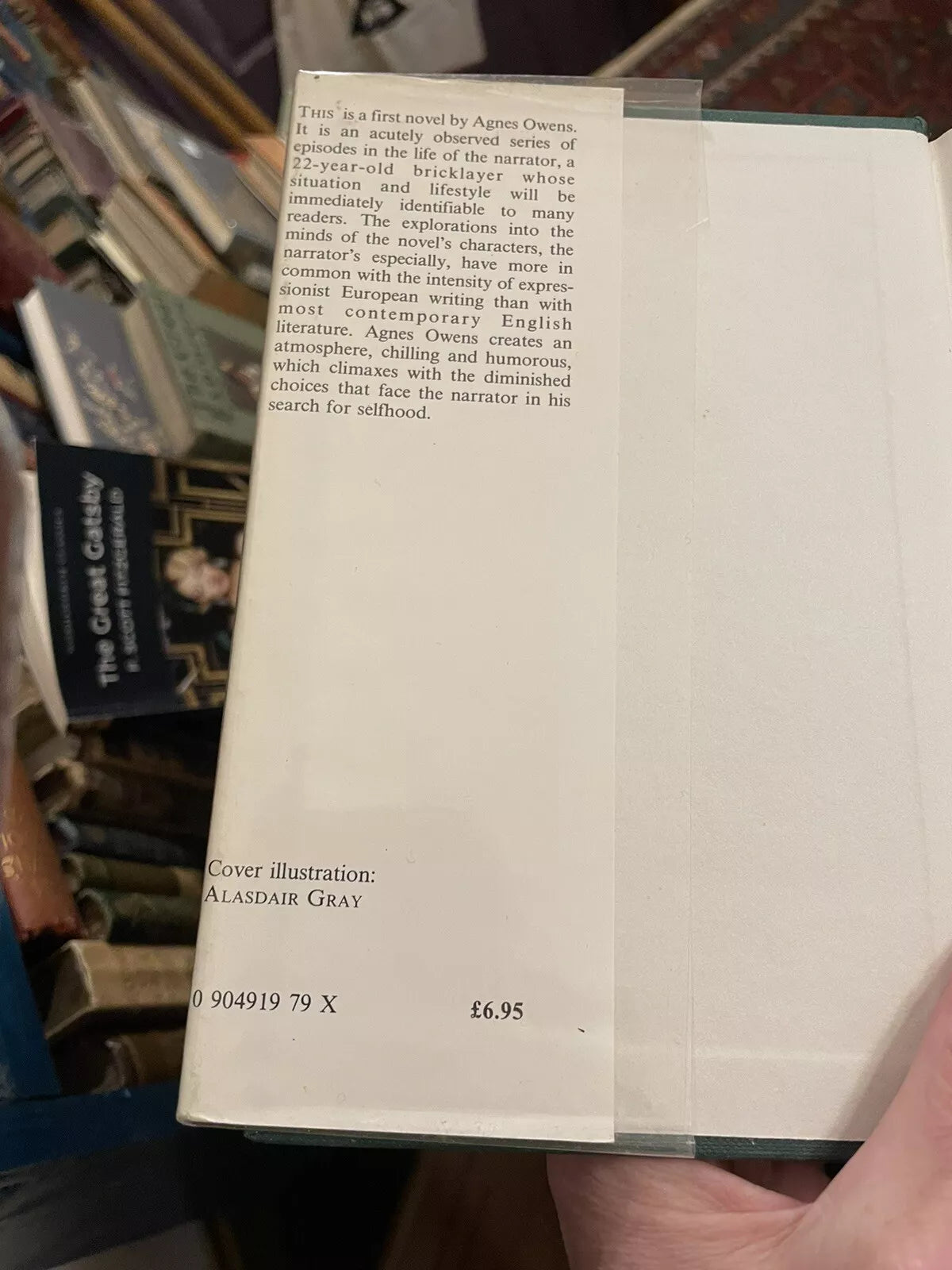 Gentlemen of the West : Agnes Owens : Jacket by Alasdair Gray : 1st 1984