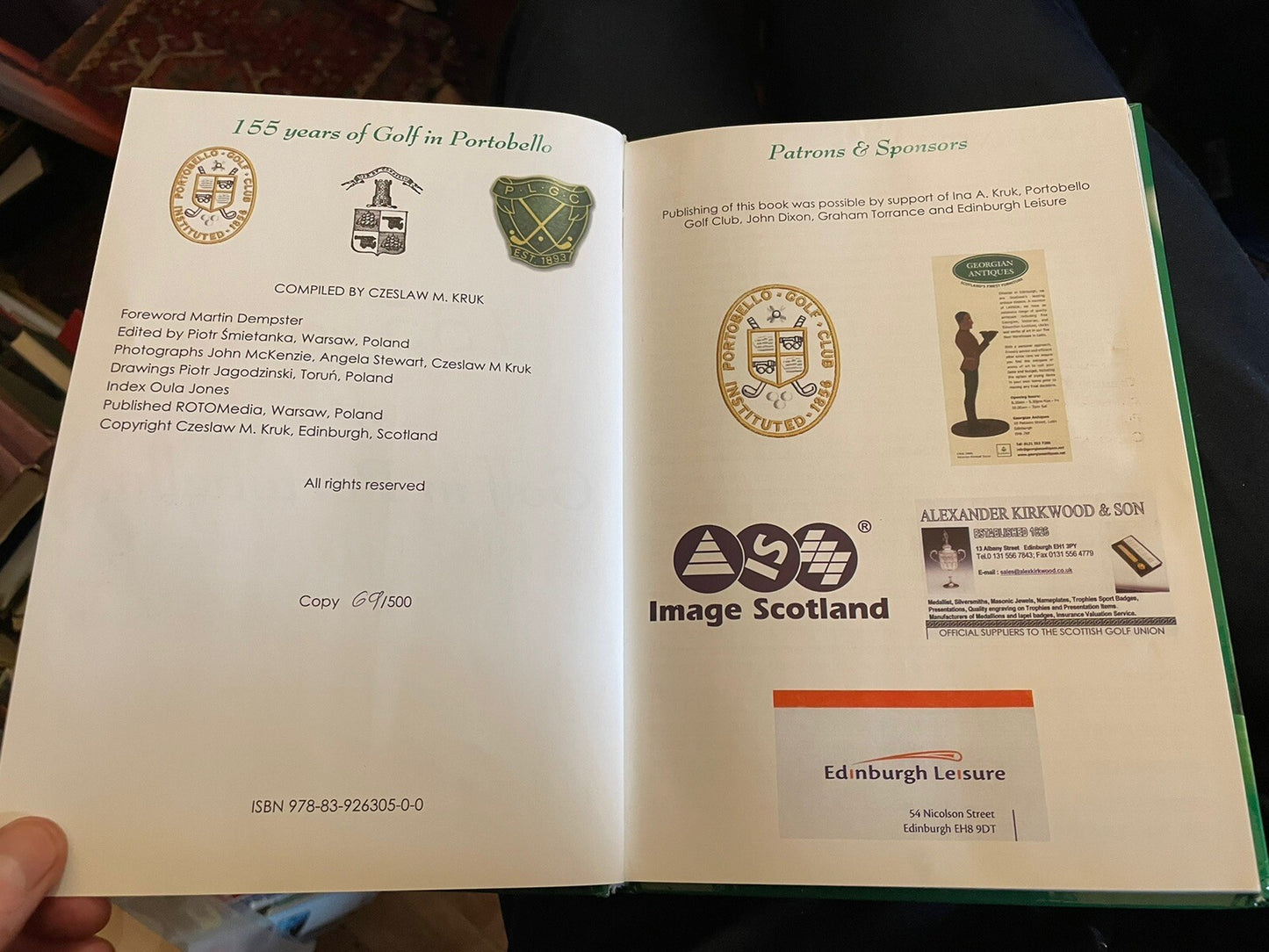 155 years of Golf in Portobello, Edinburgh : Golfing Scotland : Limited Edition