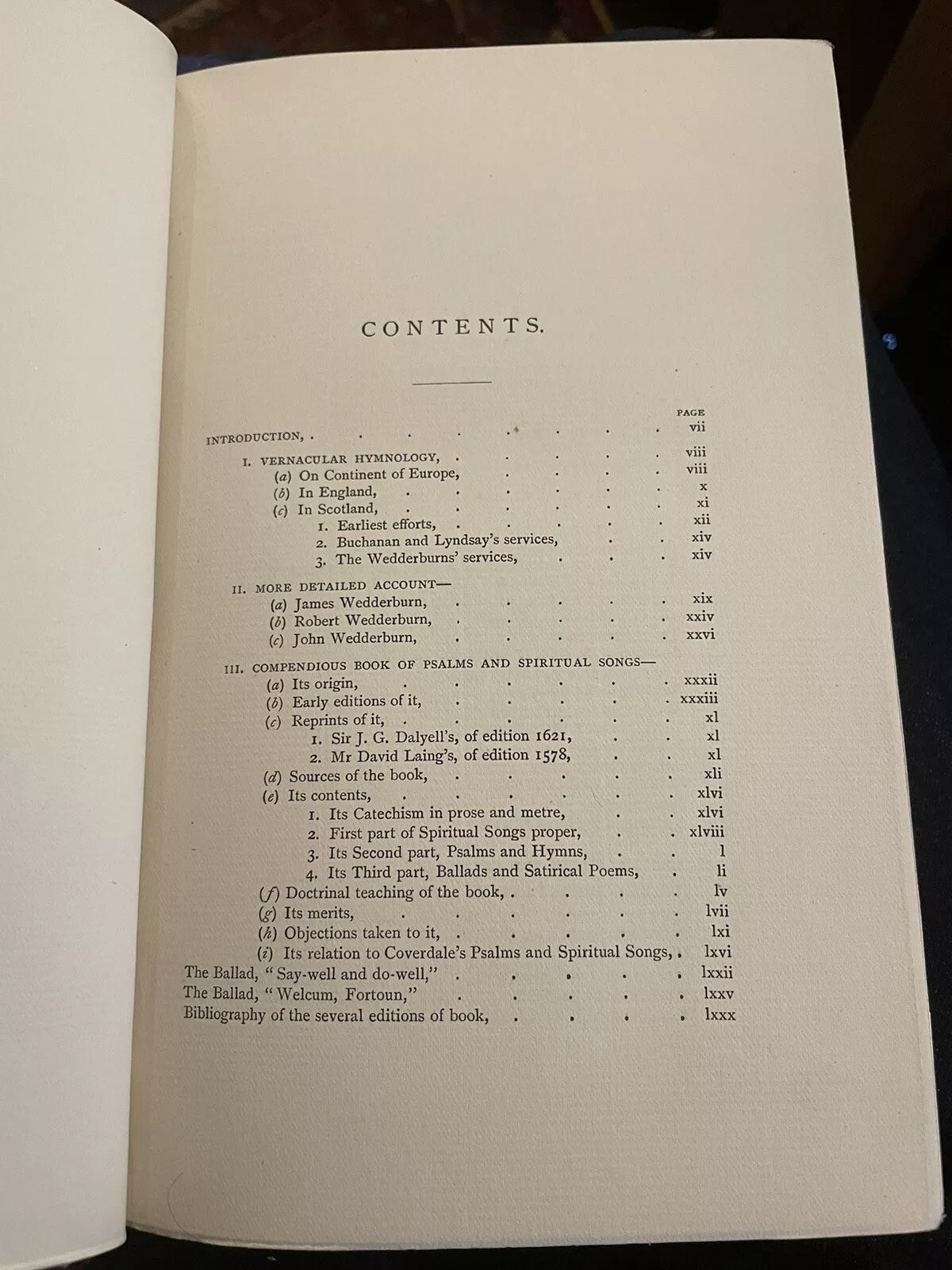 1897 Compendious Book of Godly & Spiritual Songs : The Gude and Godlie Ballatis