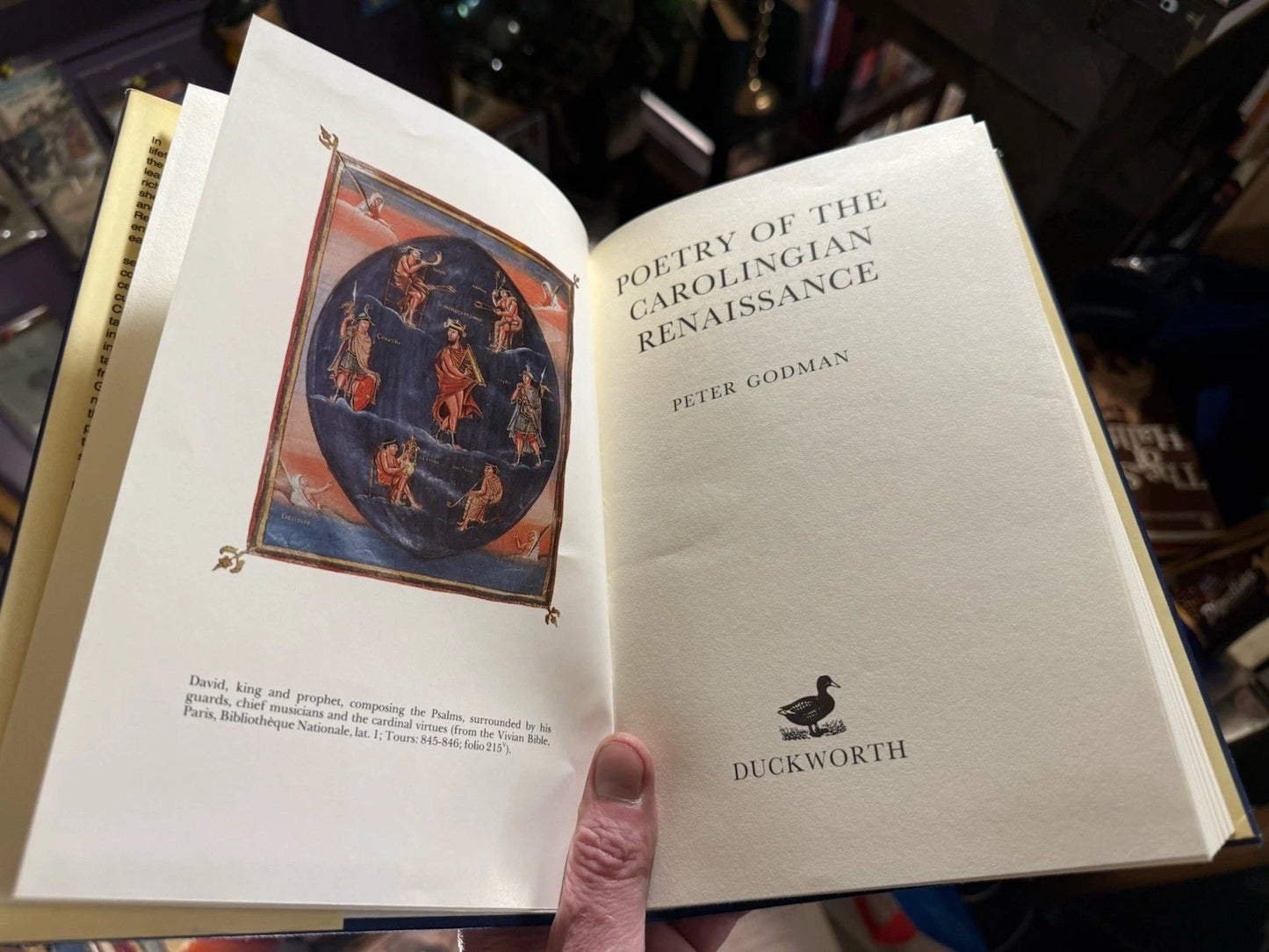 POETRY OF THE CAROLINGIAN RENAISSANCE BY PETER GODMAN (1985, HC/DJ)-FIRST ED-VGC