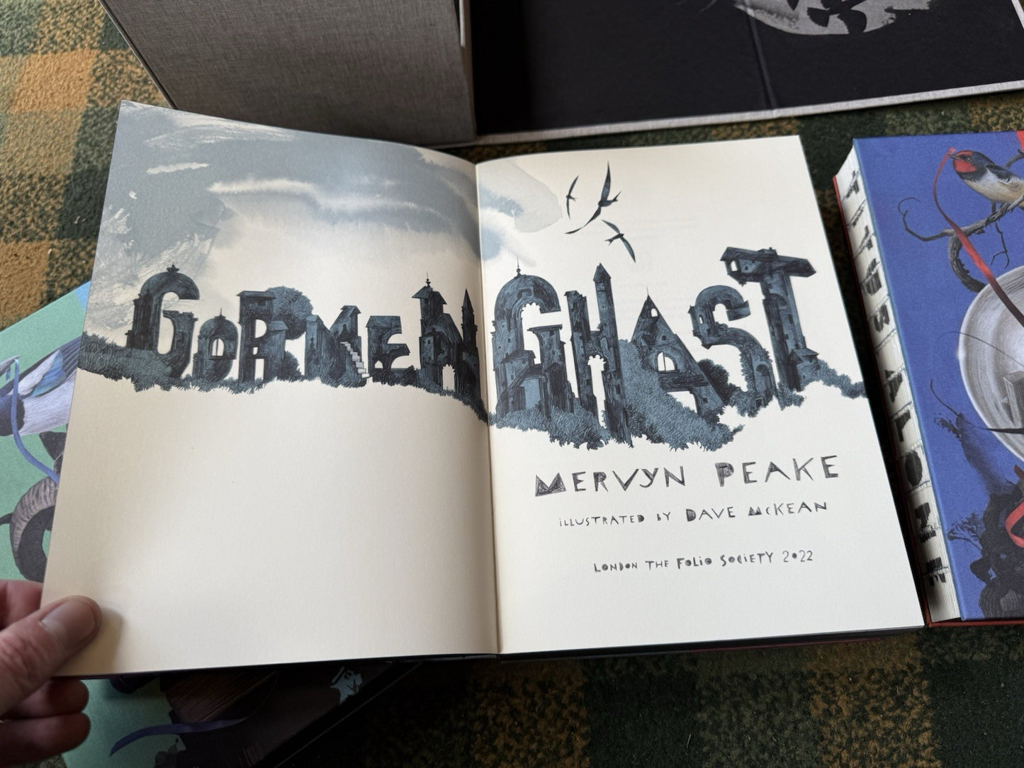 Mervyn Peake : The Gormenghast Trilogy : Signed Ltd Ed : Neil Gaiman