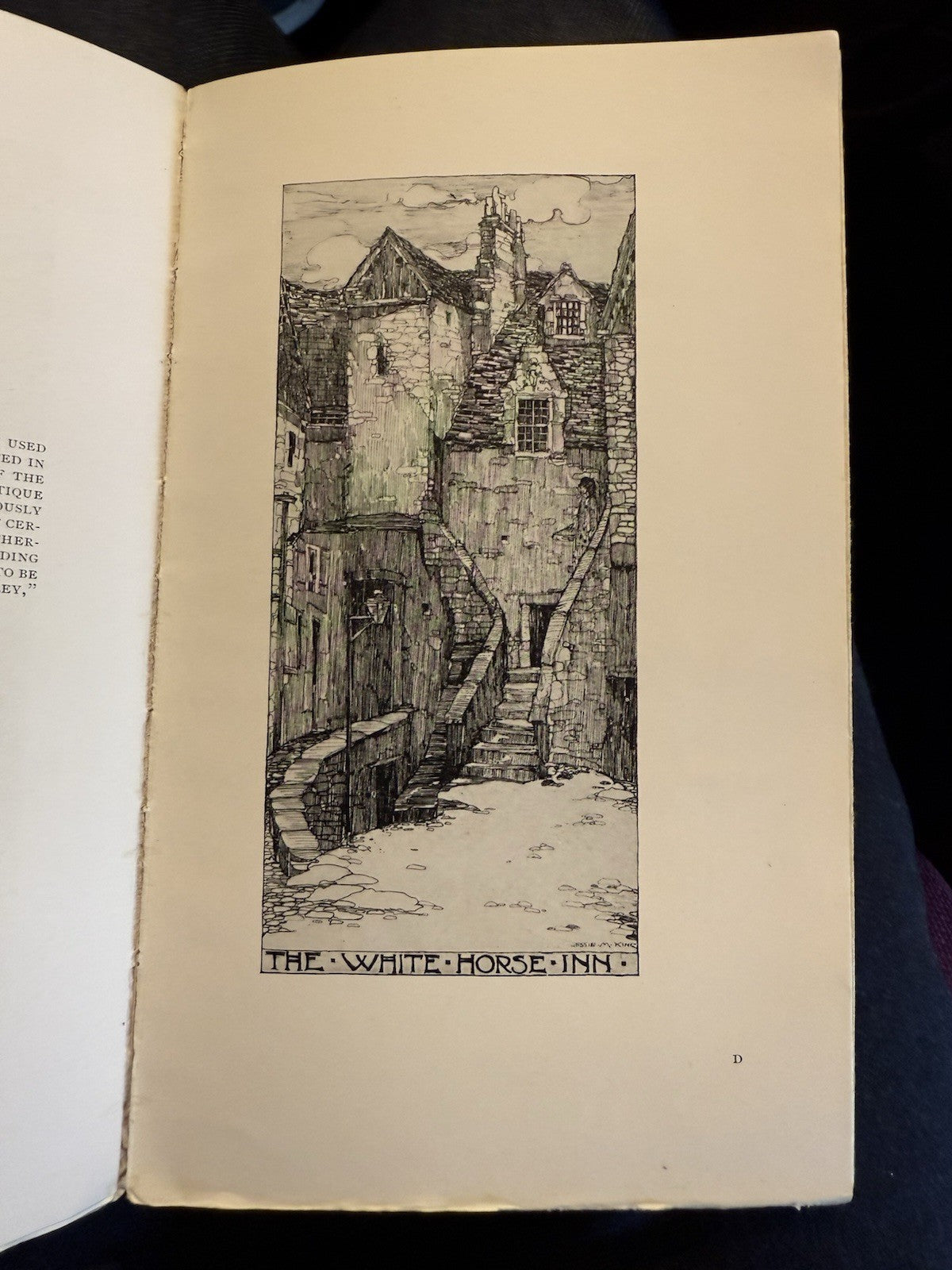1910 Jessie M King : The Grey City of the North : Book of Drawings Edinburgh