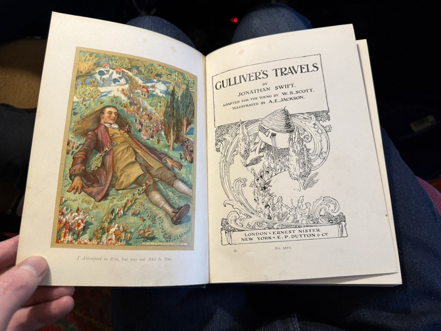 1910 Gulliver's Travels : Jonathan Swift : Illustrated : Adapted for the Young