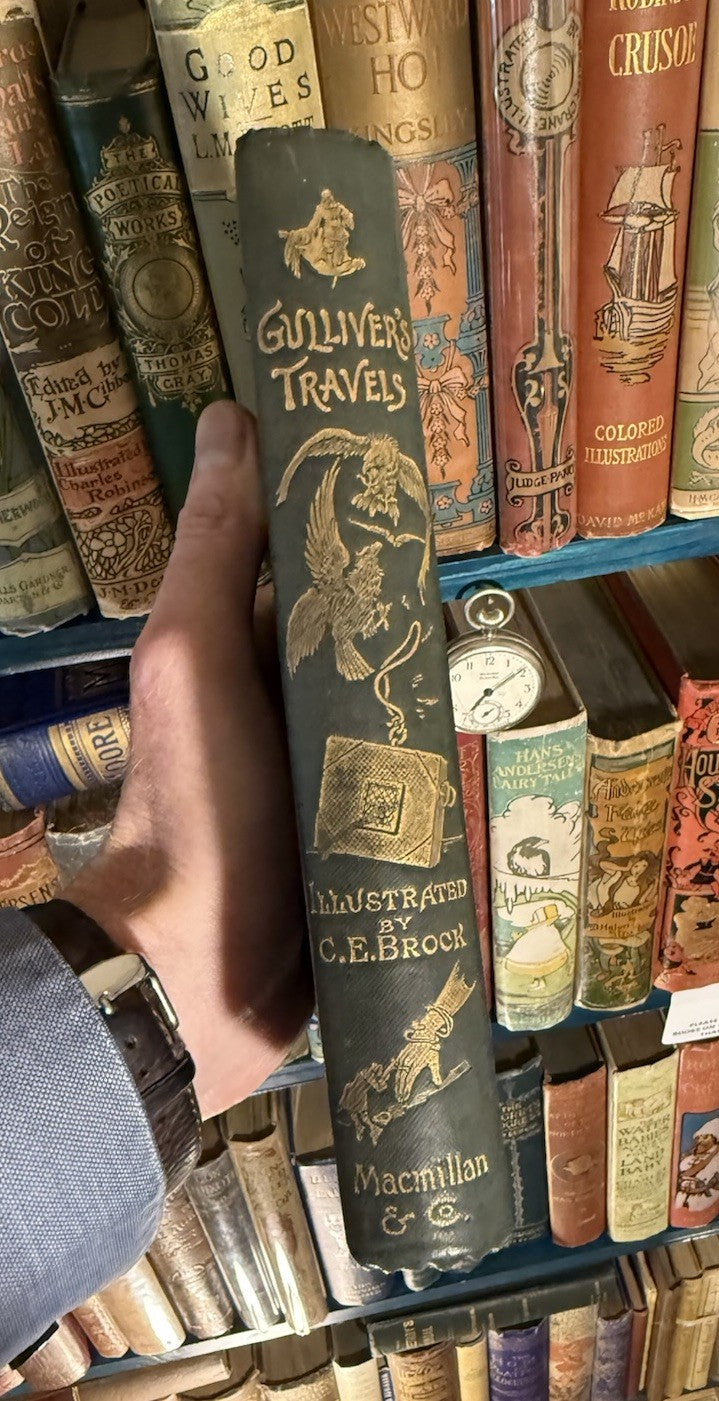 1894 Gulliver's Travels : Jonathan Swift : Illustrated by C.E. Brock : Macmillan