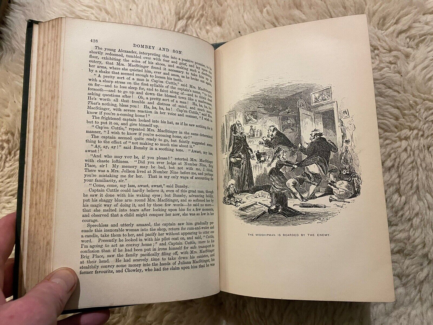 Charles Dickens : Dombey and Son : Talwin Morris Design : Illus by Phiz c1905