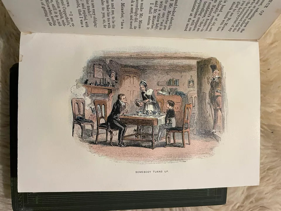 Charles Dickens : David Copperfield : Talwin Morris Design : Illus by Phiz c1905