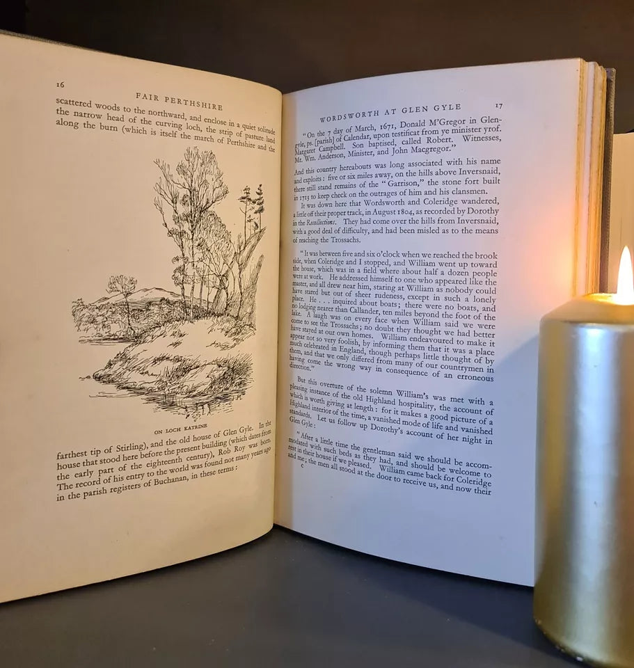 Fair Perthshire, Miles & McGhie: Hardback: 1st Edition: 1930: Scottish Landscape