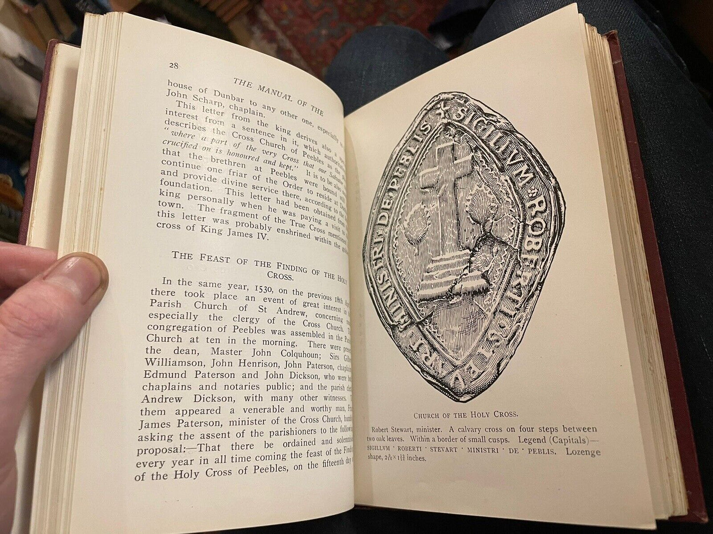 1914 The Manual of the Cross Church, Peebles : Scottish Borders : Reformation