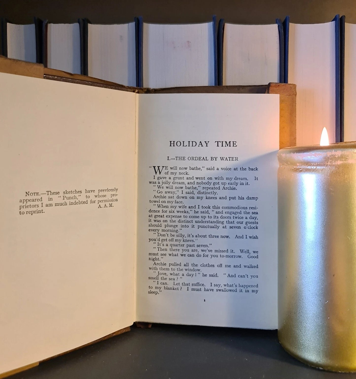 The Holiday Round, A. A. Milne: Minerva Editions: Hardback