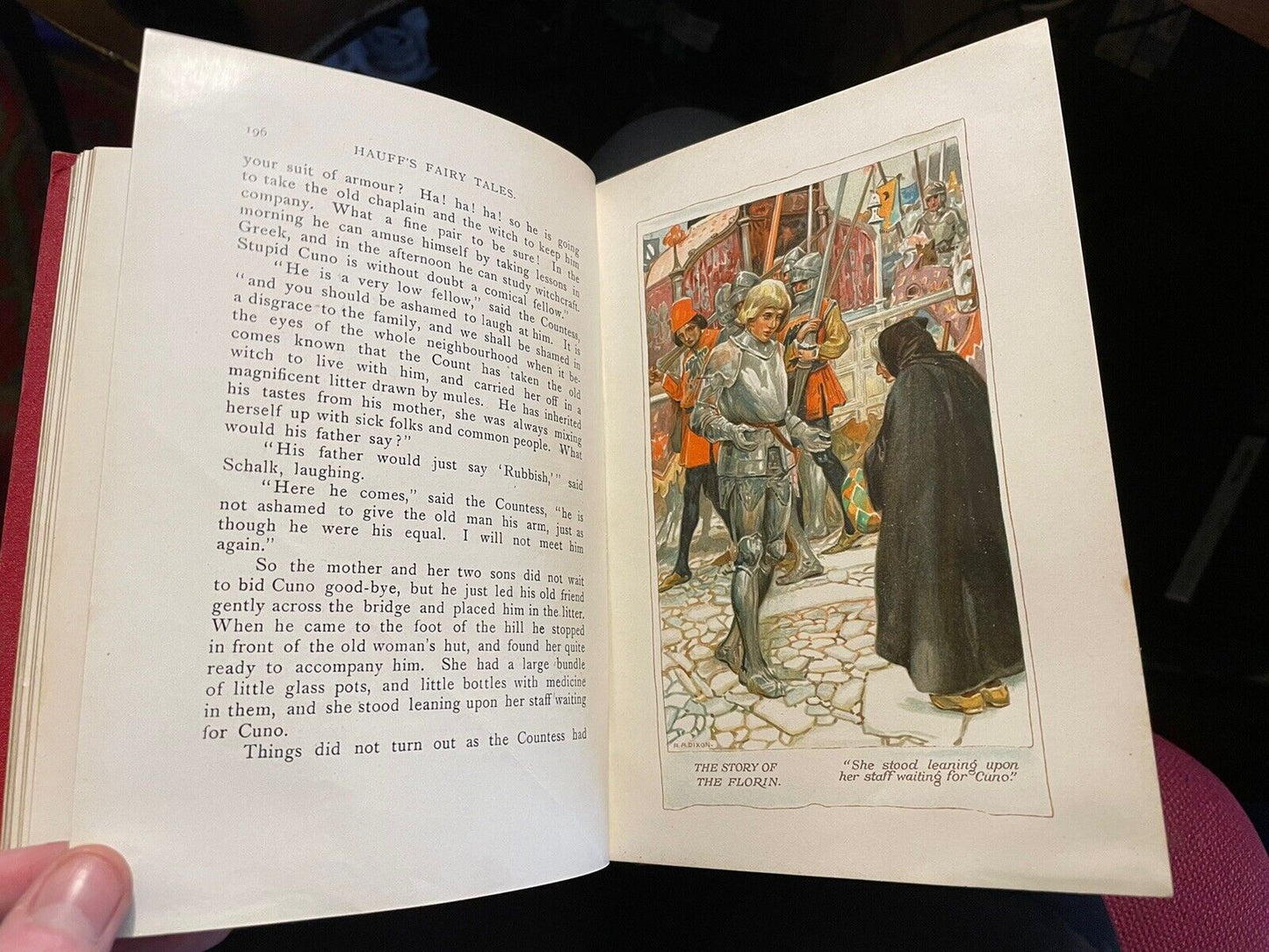 1911 Fairy Tales by Wilhelm Hauff : Colour Illustrations by Arthur A. Dixon