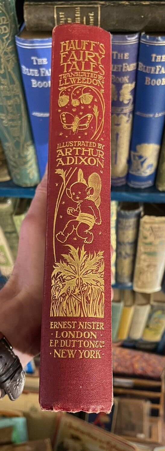 1911 Fairy Tales by Wilhelm Hauff : Colour Illustrations by Arthur A. Dixon