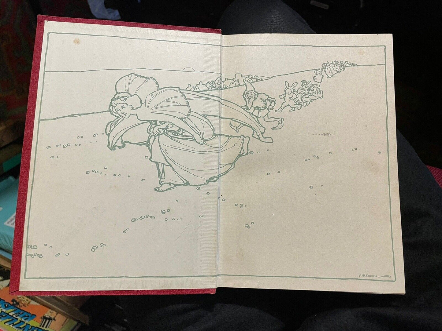 1911 Fairy Tales by Wilhelm Hauff : Colour Illustrations by Arthur A. Dixon