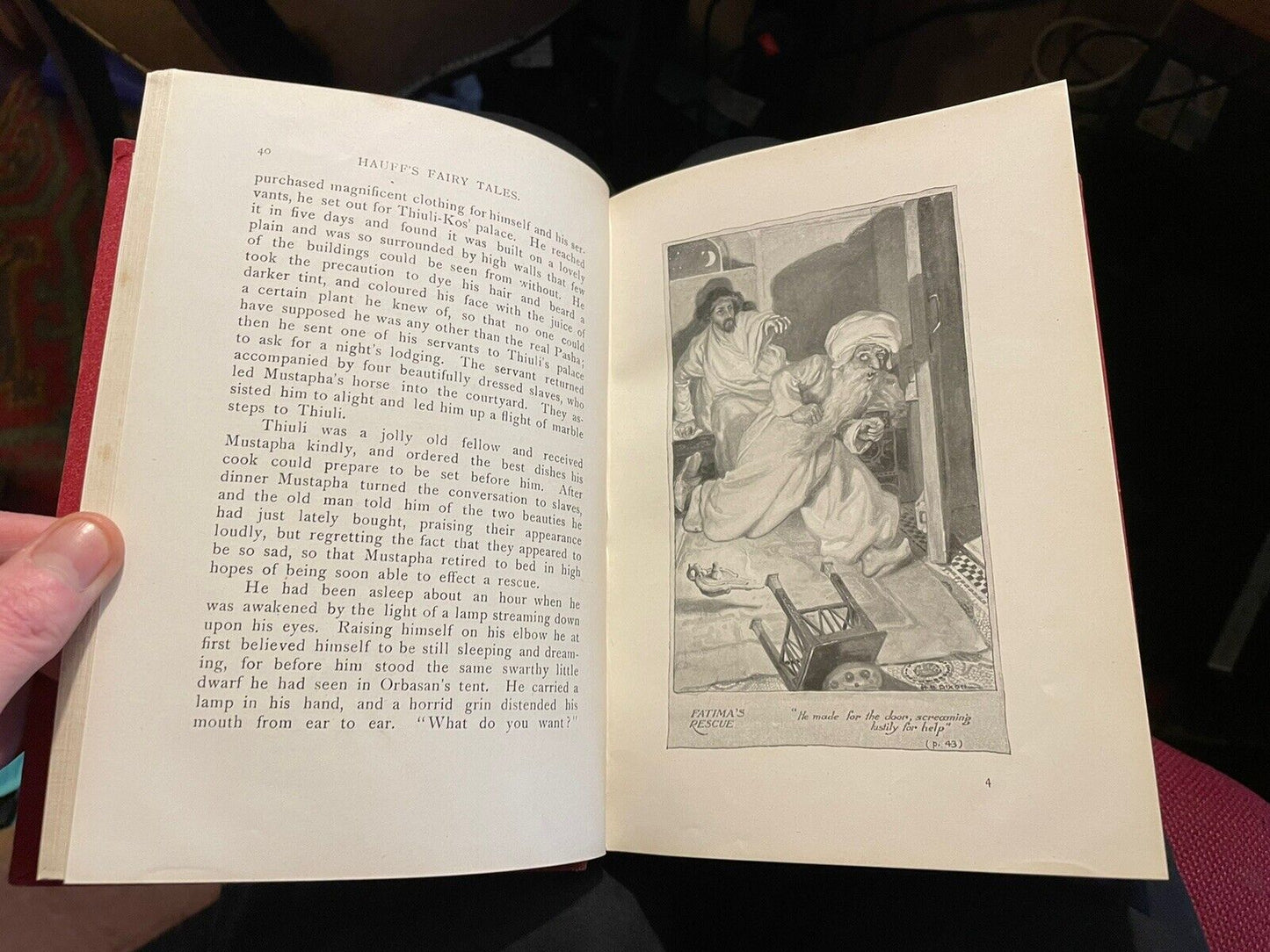 1911 Fairy Tales by Wilhelm Hauff : Colour Illustrations by Arthur A. Dixon