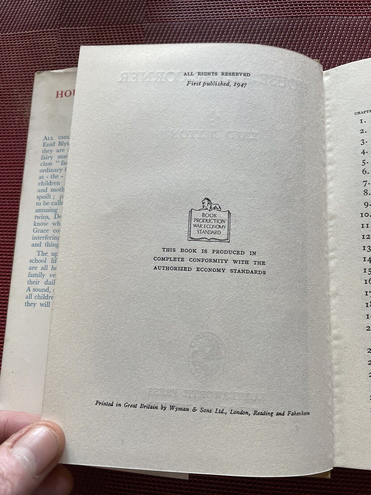 Enid Blyton : House-at-the-Corner : A Fine Copy in Dust Jacket : 1st Ed 1947