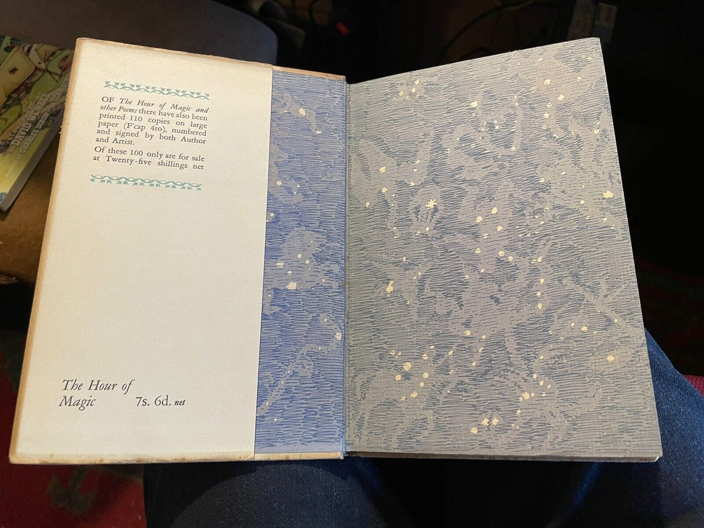 W. H. Davies - The Hour of Magic and other Poems - William Nicholson 1st Ed 1922