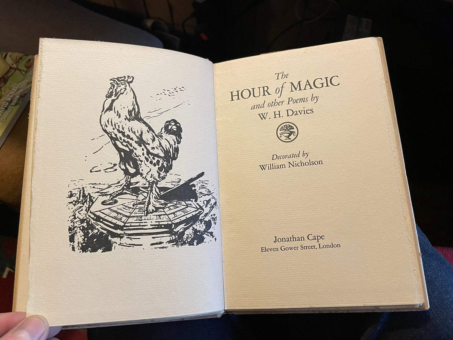 W. H. Davies - The Hour of Magic and other Poems - William Nicholson 1st Ed 1922