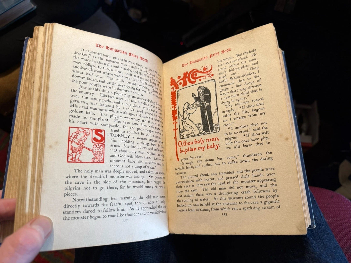 1913 The Hungarian Fairy Book : Nandor & Willy Pogany : Fairy Folk Tales