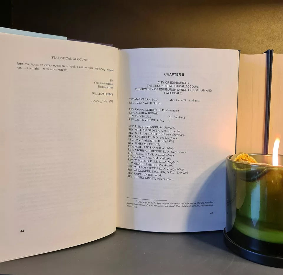 First & Second Statistical Accounts of Edinburgh, 1799 & 1845: Hardback: History