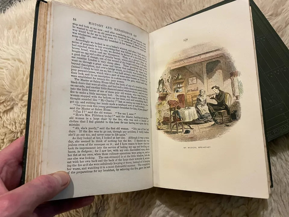 Charles Dickens : David Copperfield : Talwin Morris Design : Illus by Phiz c1905