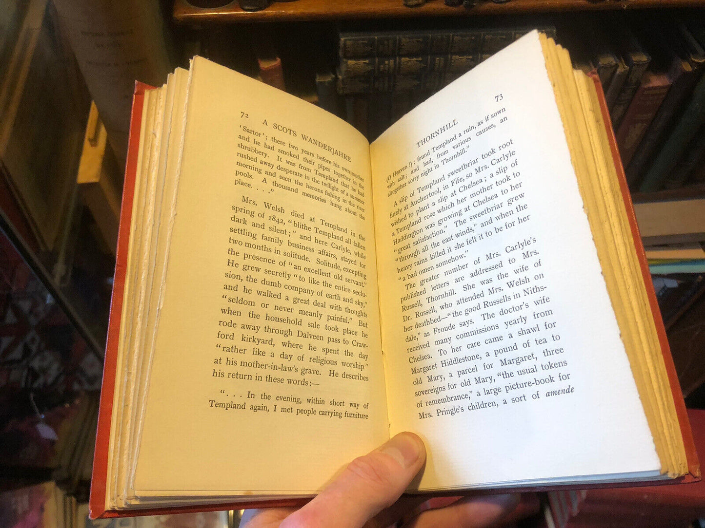 1900 A Scots Wanderjahre : David Lowe : SIGNED + LETTER : Scotland