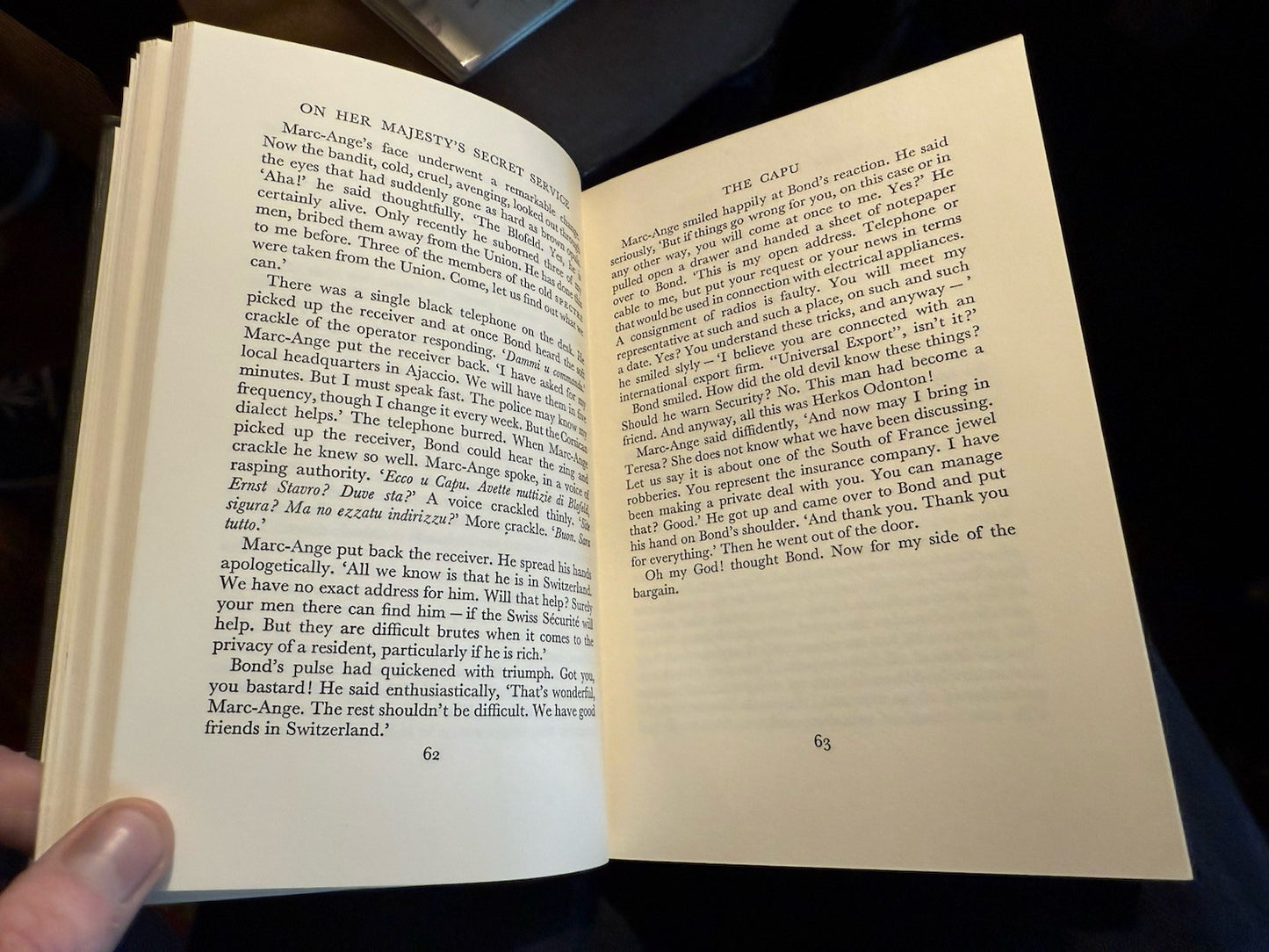 SIGNED by IAN FLEMING + SABLE BASILISK On Her Majestys Secret Service