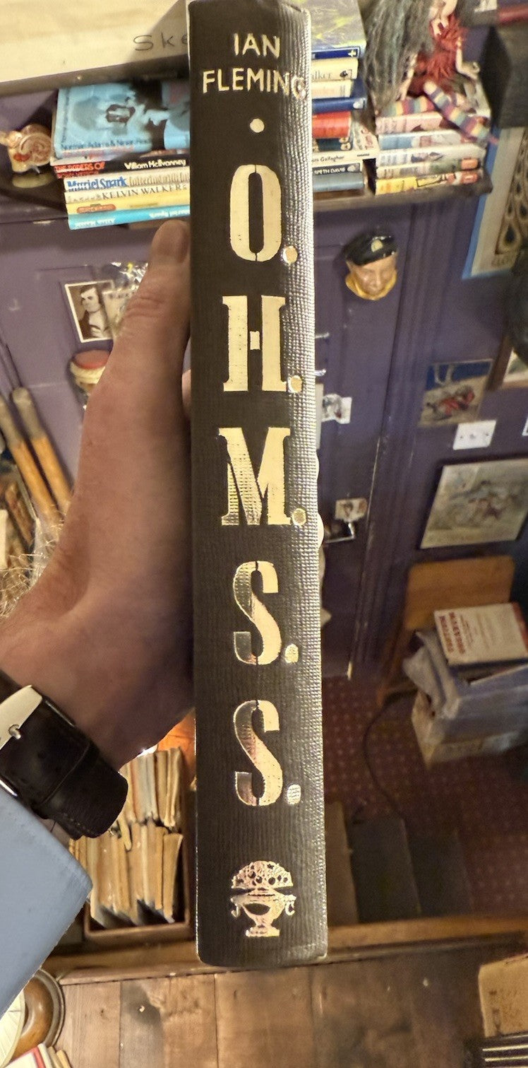 SIGNED by IAN FLEMING + SABLE BASILISK On Her Majestys Secret Service