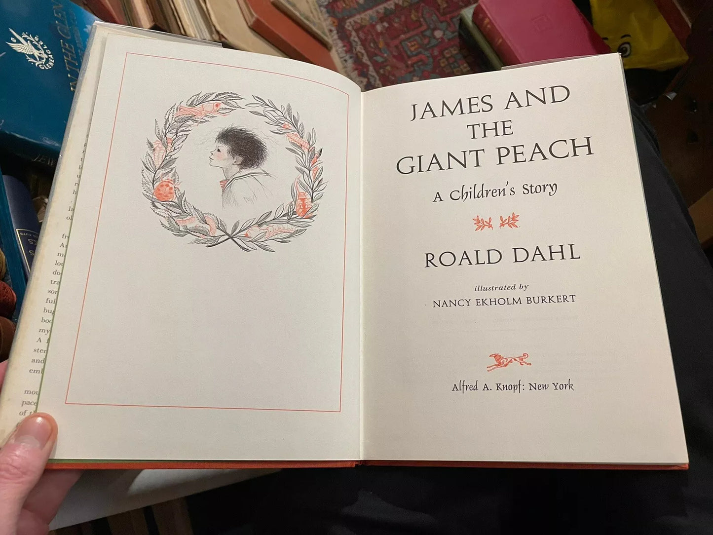 Roald Dahl : James and the Giant Peach : Signed by Nancy Ekholm Burkert 1st/2nd