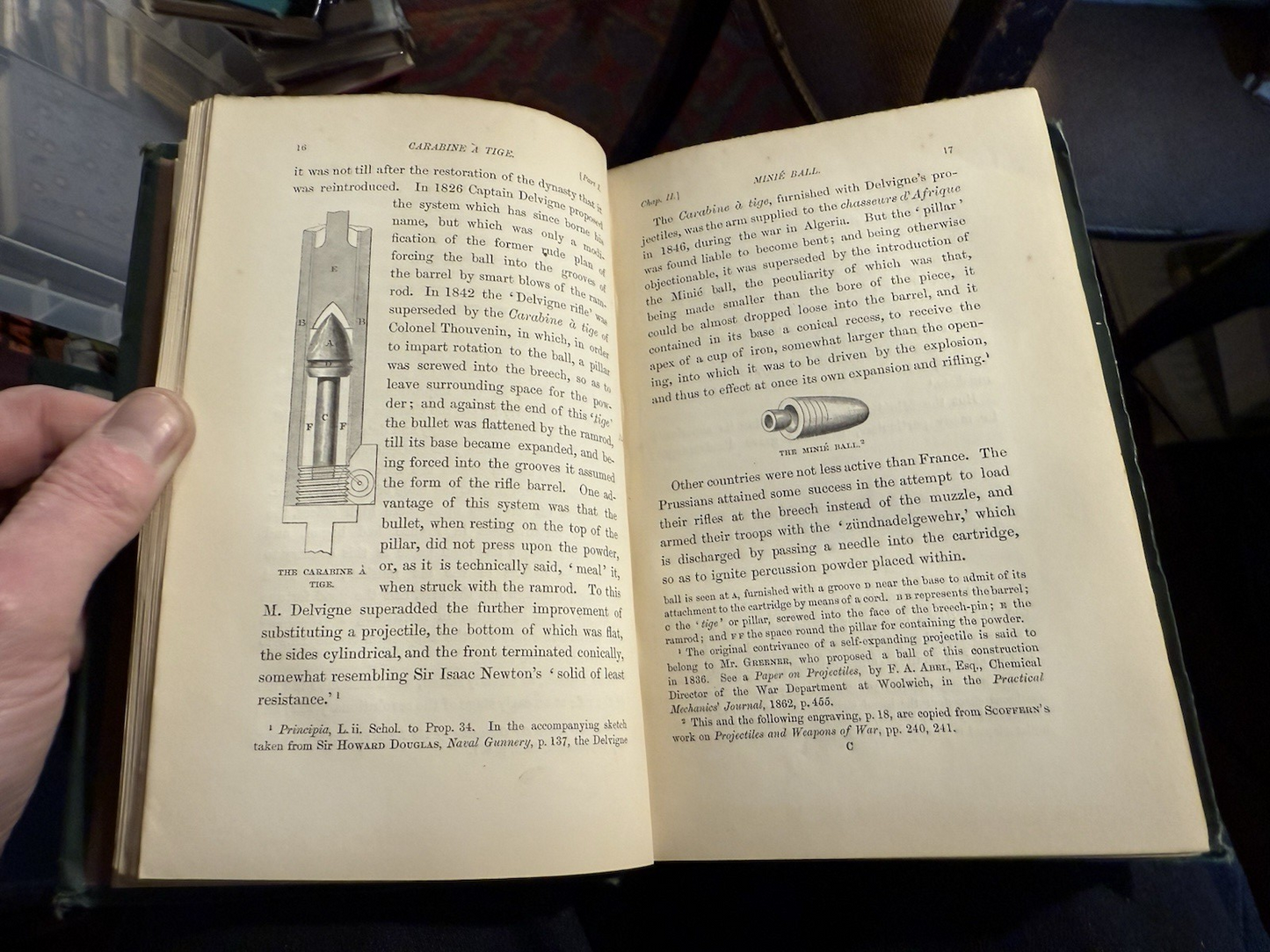 1864 The Story of Guns (SIGNED COPY) Sir J. Emerson Tennent : Whitworth Rifle