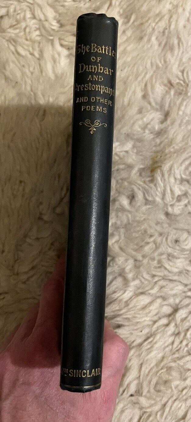 1896 The Battles of Dunbar & Prestonpans and Other Selected Poems : Lumsden