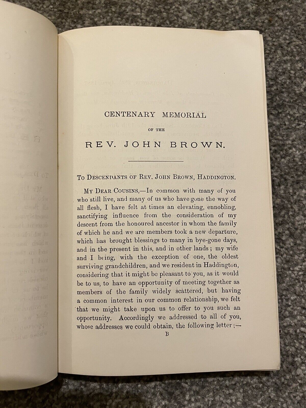 1887 Rev. John Brown, Haddington : A Family Record (Self-Interpretating Bible