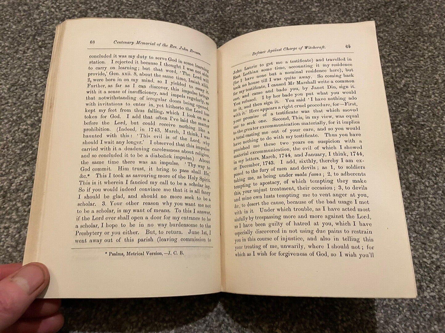 1887 Rev. John Brown, Haddington : A Family Record (Self-Interpretating Bible