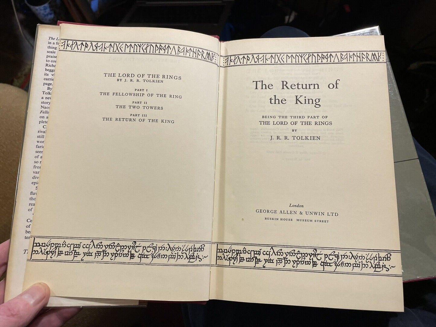 J R R Tolkien The Lord of The Rings 1966 (2nd Edition) 1st/1st/3rd (1966)