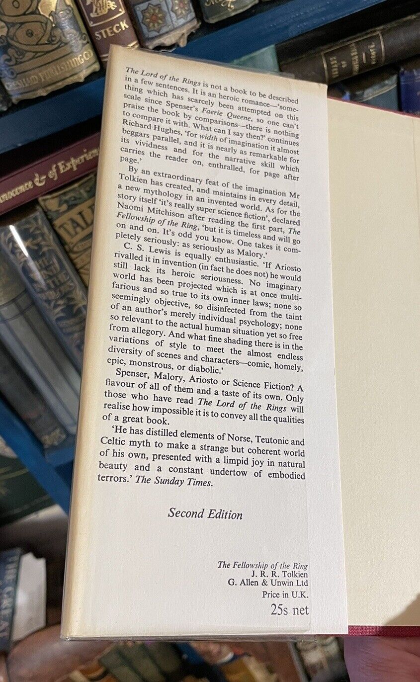 J R R Tolkien The Lord of The Rings 1966 (2nd Edition) 1st/1st/3rd (1966)