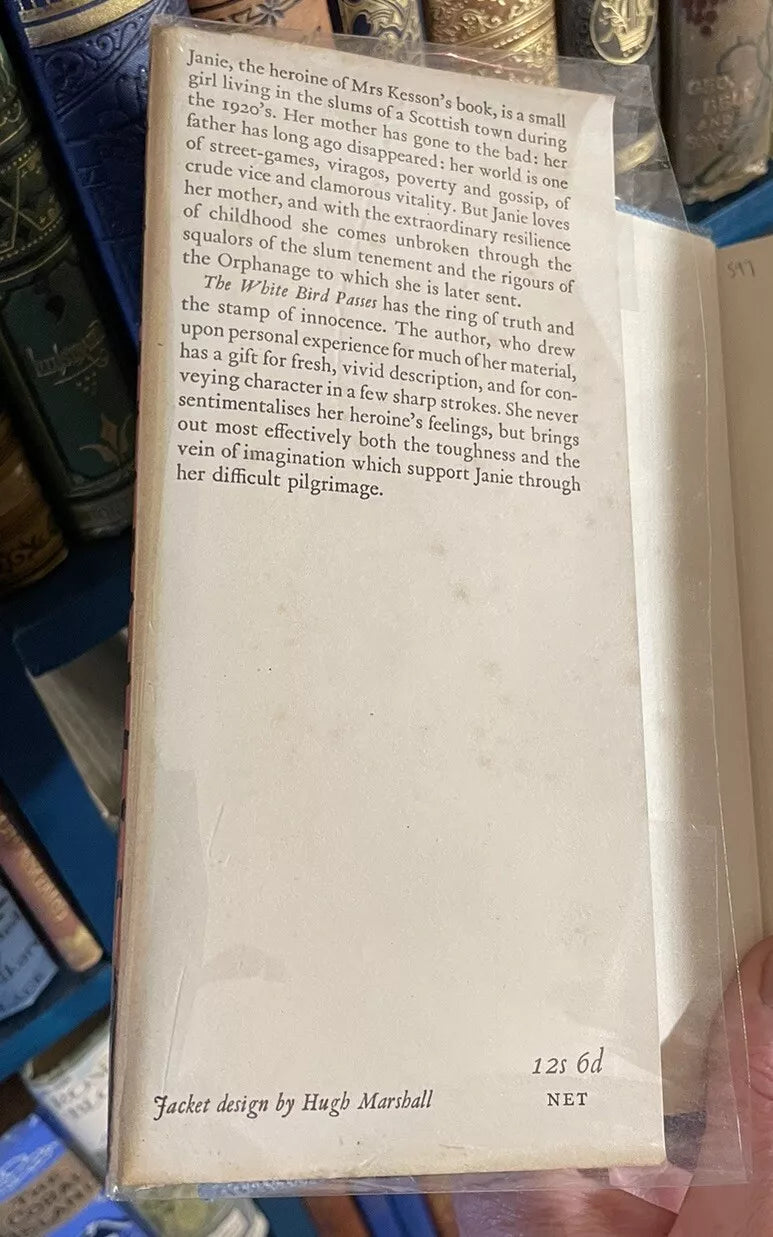 Jessie Kesson : The White Bird Passes : First Edition, First Print 1958 : VGC