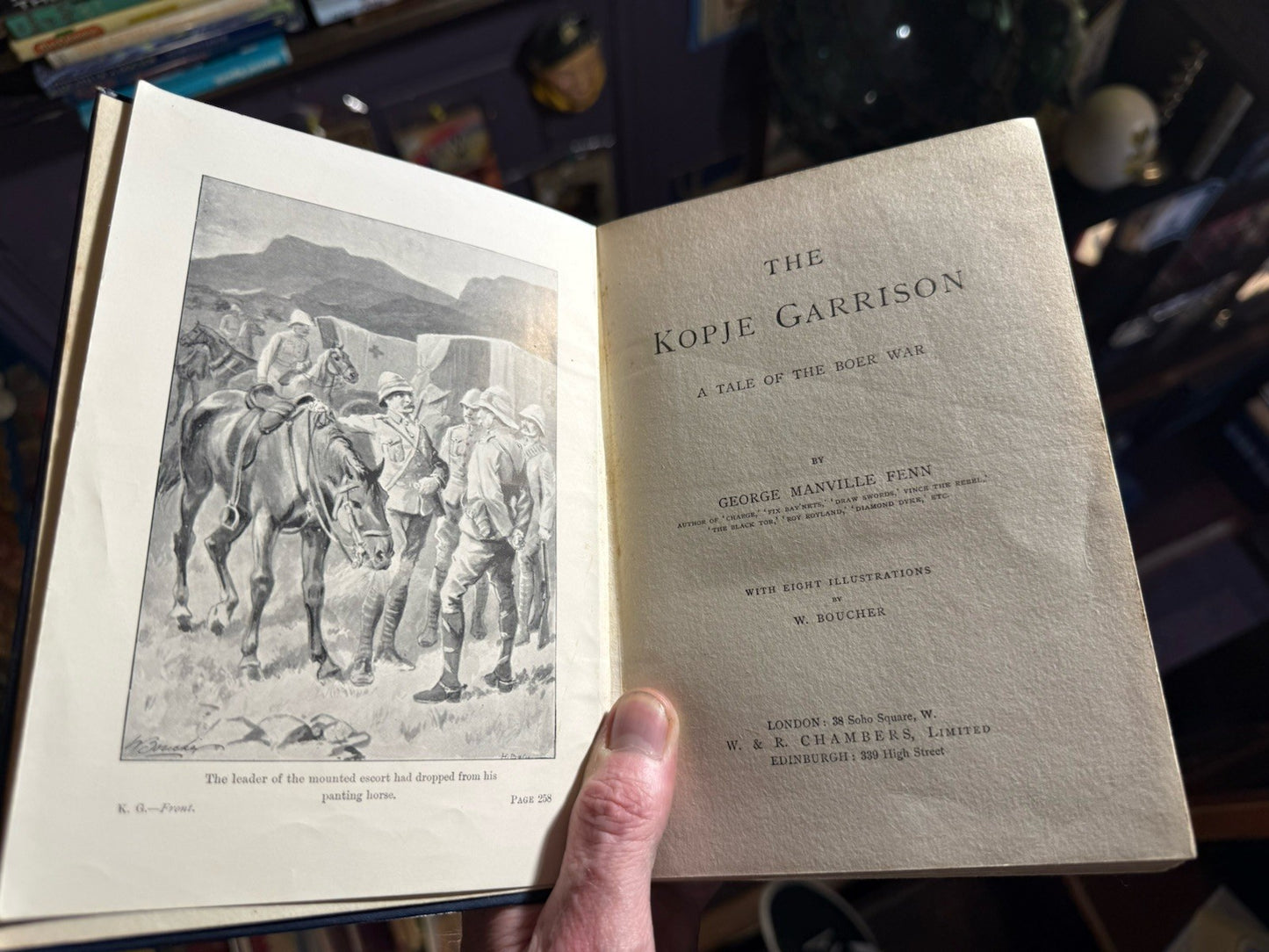 1901 The Kopje Garrison : A Story of the Boer War : G. Manville Fenn