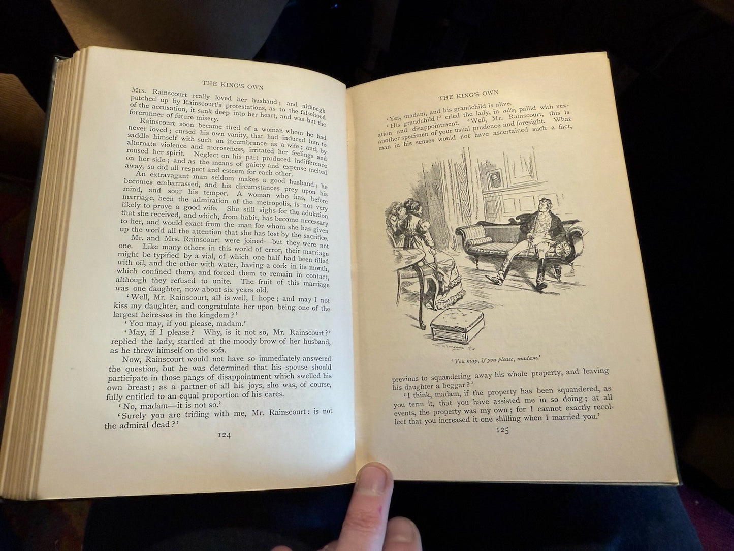 Captain Marryat : The King’s Own : Signed Binding A A Turbayne : Macmillan 1896