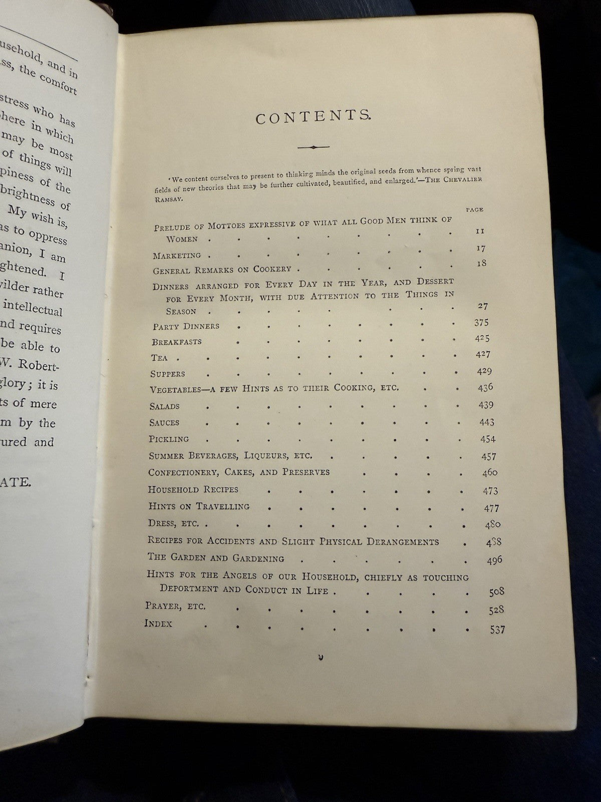 Things a Lady Would Like to Know : Victorian Women's Book / Recipes c1875