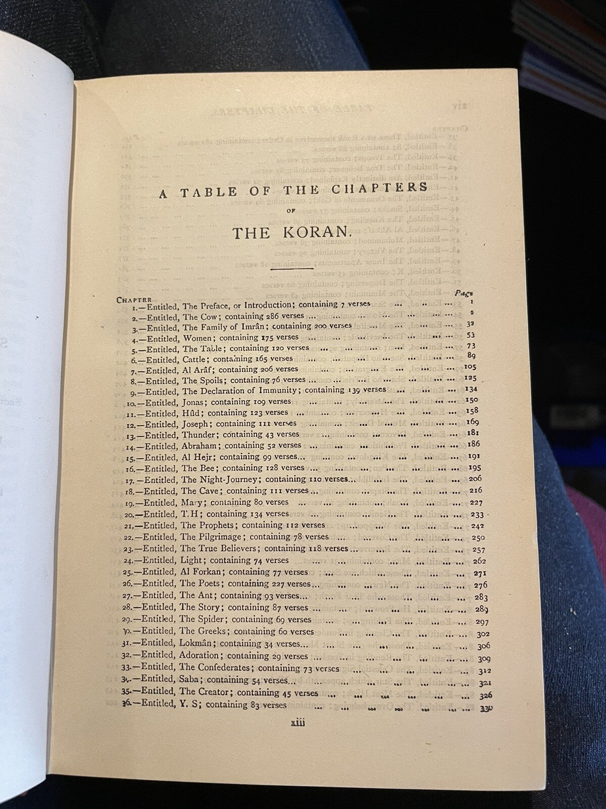 1891 The Koran : Commonly Called Alkoran of Mohammed : English from the Arabic